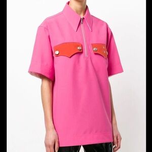 Calvin Klein 205W39NYC Western Half-Zip Shirt